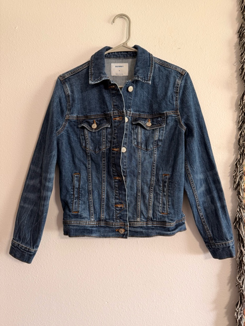Old Navy • Dark Blue Jean Jacket • Women’s Size M